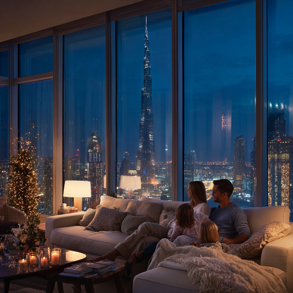 Family-friendly neighbourhood in Dubai with residential streets and parks in 2026